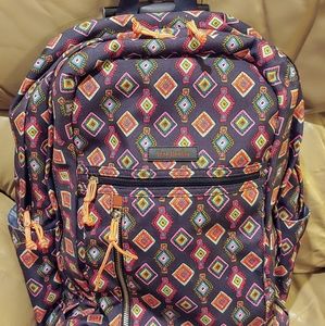 Vera Bradley Rolling Backpack- like new!